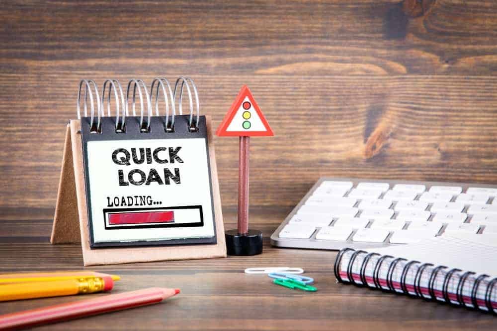 Desktop utensils with ‘quick loan loading’ flip sign